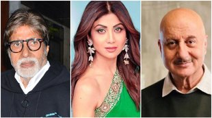 Amitabh bachchan, Shilpa shetty, Anupam kher