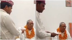 अपनी आरती करवाते योगी के मंत्री संजय निषाद का वीडियो वायरल, यूजर्स ने पूछा – भक्त तो आखिर भक्त ही होता है