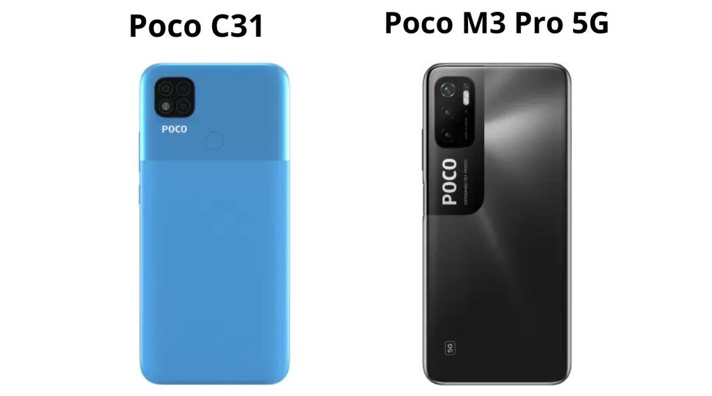 poco C31 , Poco M3 PRo 5G