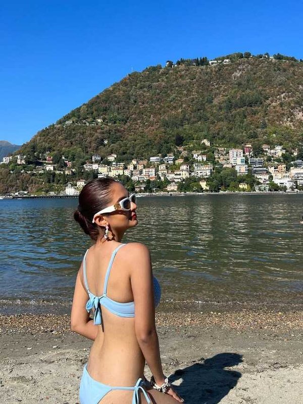 ANUSHKA SEN IN BLUE BIKINI KILLER LOOKS