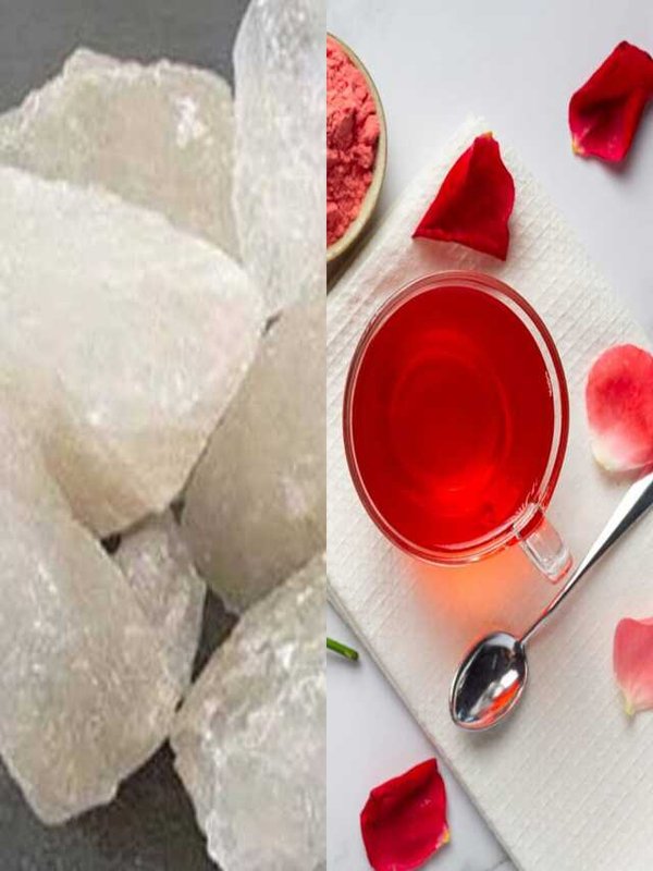 BENEFITS OF ROSE WATER AND ALUM