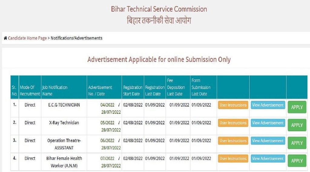 BTSC Recruitment 2022, bihar gvot jobs 2022, sarkari naukri 2022