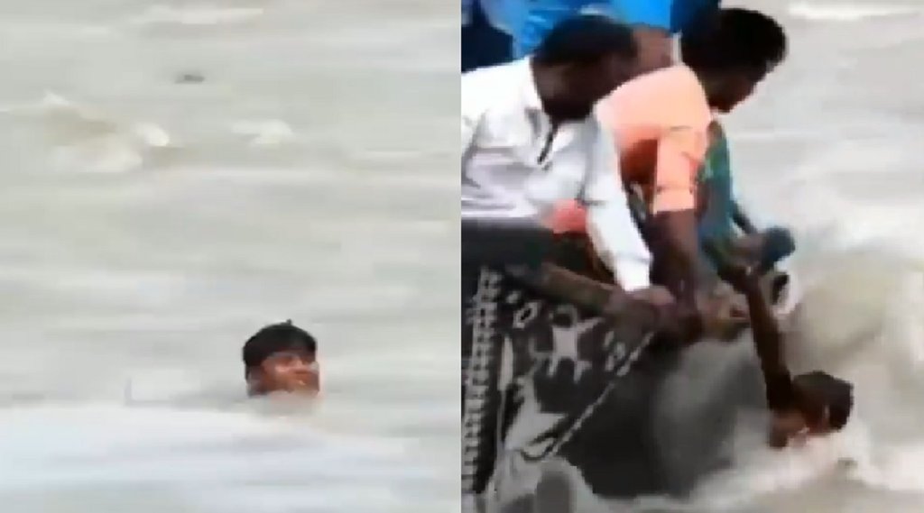 child rescue in Bangladesh River