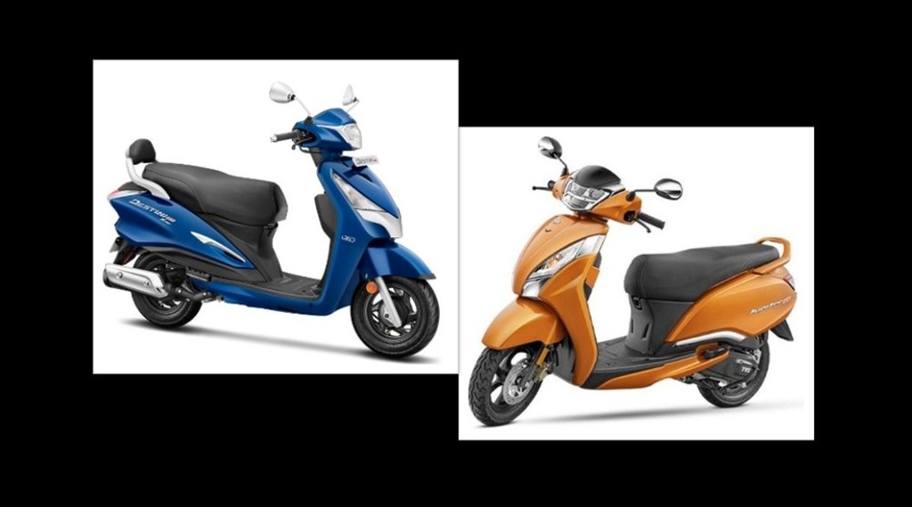 Two Wheeler Compare, Hero Destini 125 XTec, TVS Jupiter 125