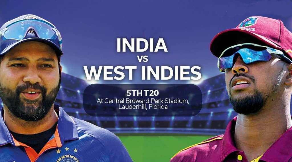 ind vs wi 5TH live score,ind vs wi 5TH t20i live, wi vs ind live score