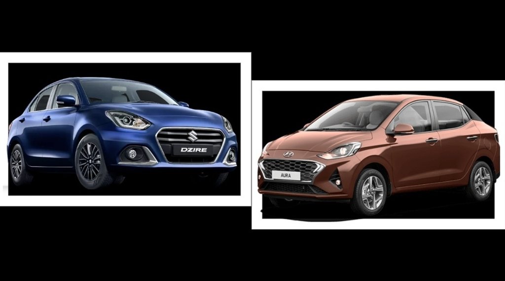 Car Compare, Maruti Dzire, Hyundai Aura