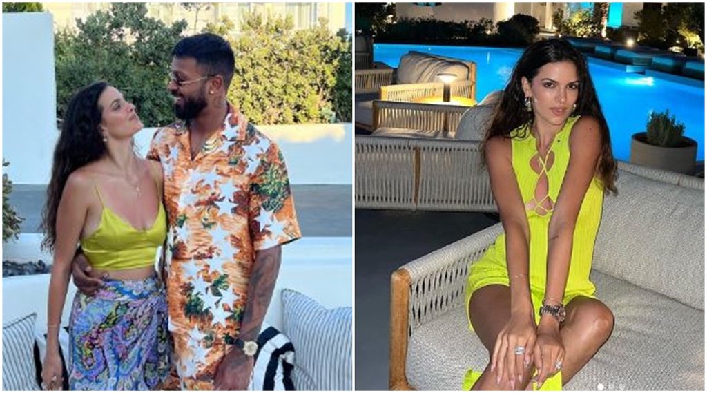 Natasha Stankovic , Hardik pandya