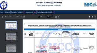 NEET PG Counselling Schedule 2022, NEET MDS Counselling Schedule 2022, NEET Counselling Schedule 2022