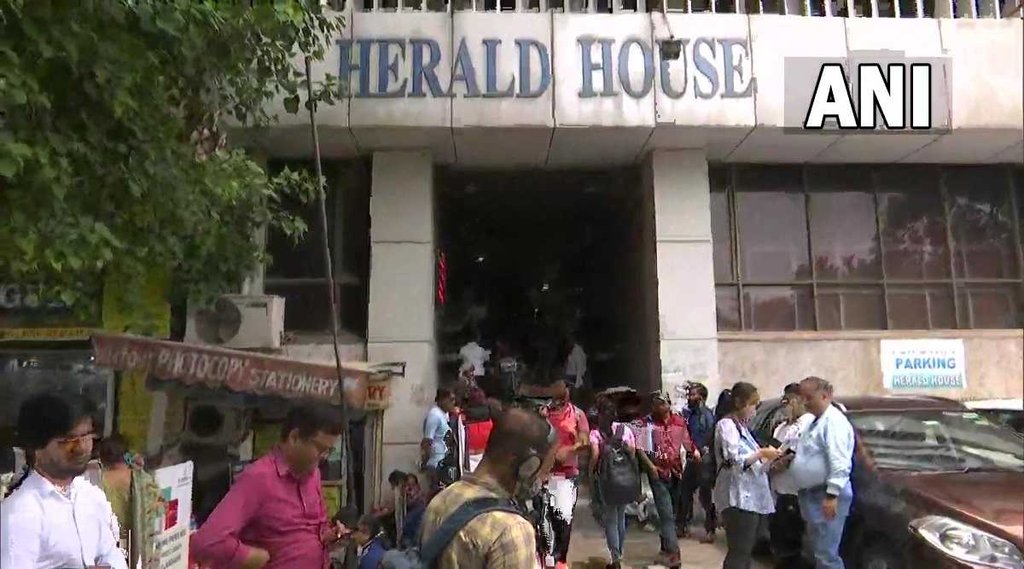 ED raids| National Herald office | ED | National Herald