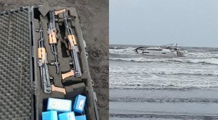 Maharashtra | Raigad | suspected terror boat | रायगढ़ में नाव में मिला AK-47 समेत हथियारों का जखीरा