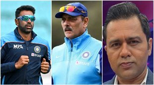 Ravi Shastri Ravichandran Ashwin aakash chopra