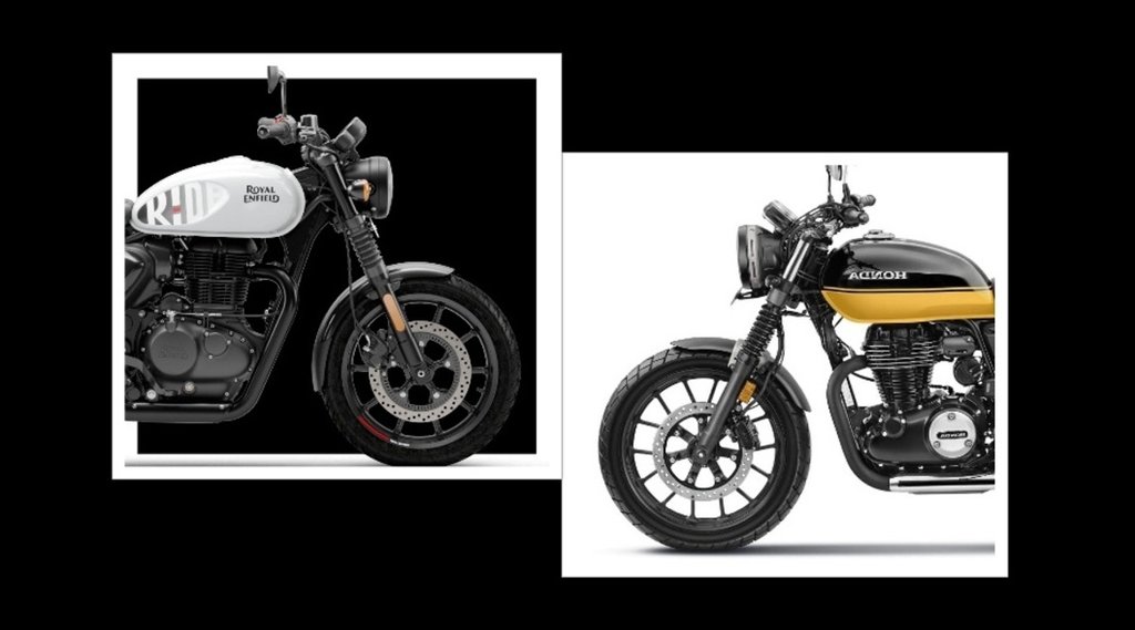 Bike Compare, Cruiser Bike Compare, Royal Enfield Hunter 350,Honda CB350RS