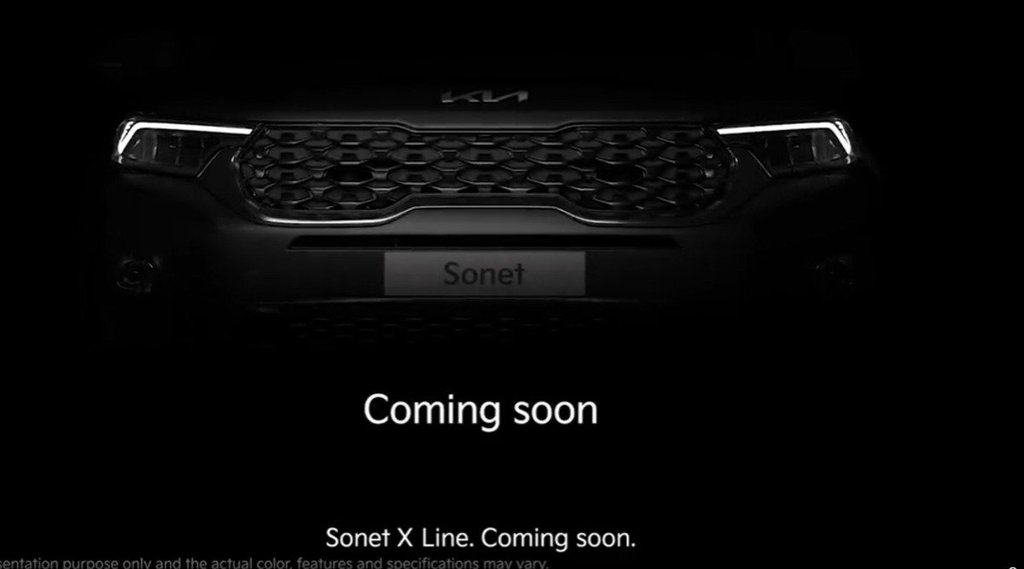 Kia Motors New Launch, Sonet X Line, Sonet X Line Teaser