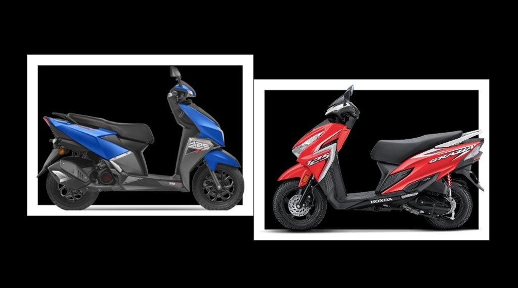 Two Wheeler Compare, TVS NTorq 125, Honda Grazia