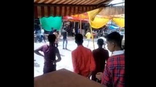 Tiranga yatra | Stone pelting on Tiranga Yatra | lucknow news