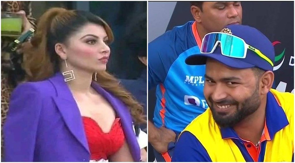 Urvashi Rautela Rishabh Pant India Vs Pakistan Watch Video1