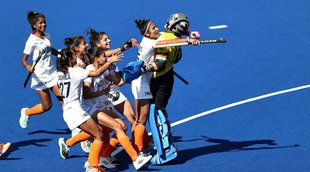 Womens Hockey Commonwealth Games CWG 2022 CWG India players celebrate winning bronze Medal