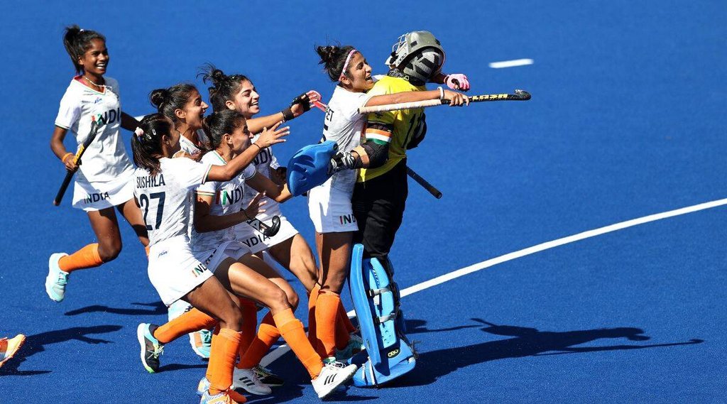 Womens Hockey Commonwealth Games CWG 2022 CWG India players celebrate winning bronze Medal