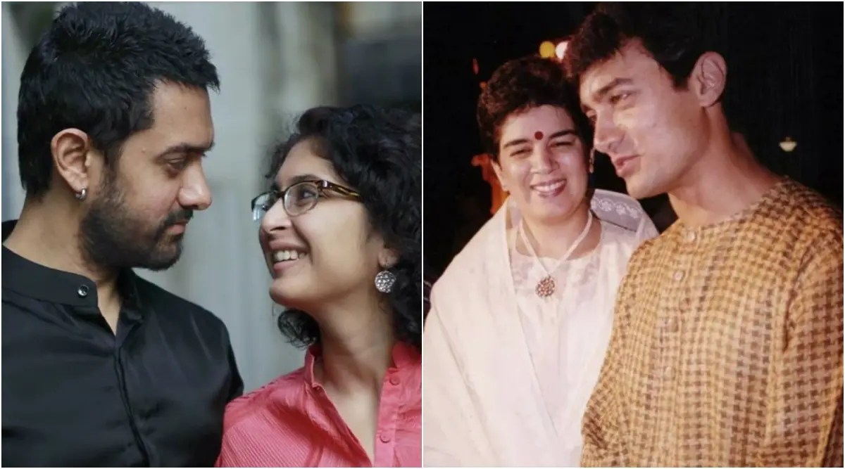 Aamir khan, Kiran rao, Reena dutt
