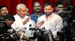 bihar c voter survey | nitish kumar | tejashwi yadav