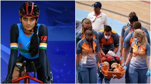 Indian player Meenakshi was the victim of the accident bicycle came out of the body