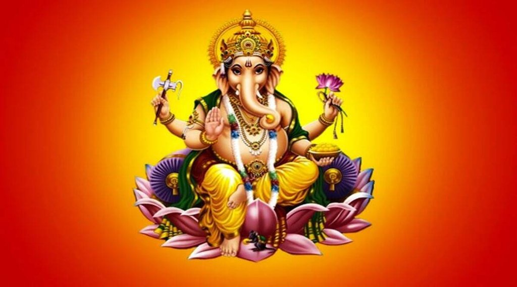 ganesh sign in hand, ganesh nishan hath me
