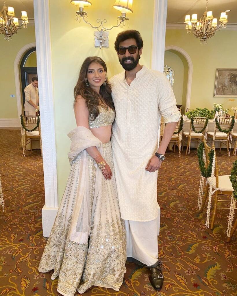 Miheeka and Rana Daggubati