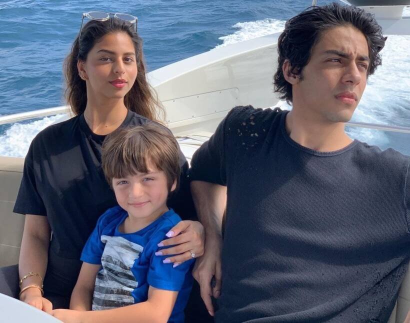 Suhana Khan-Aryan and Abram Khan