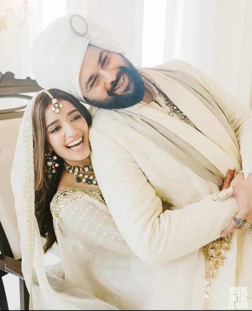 newlyweds Kunal Rawal and Arpita Mehta