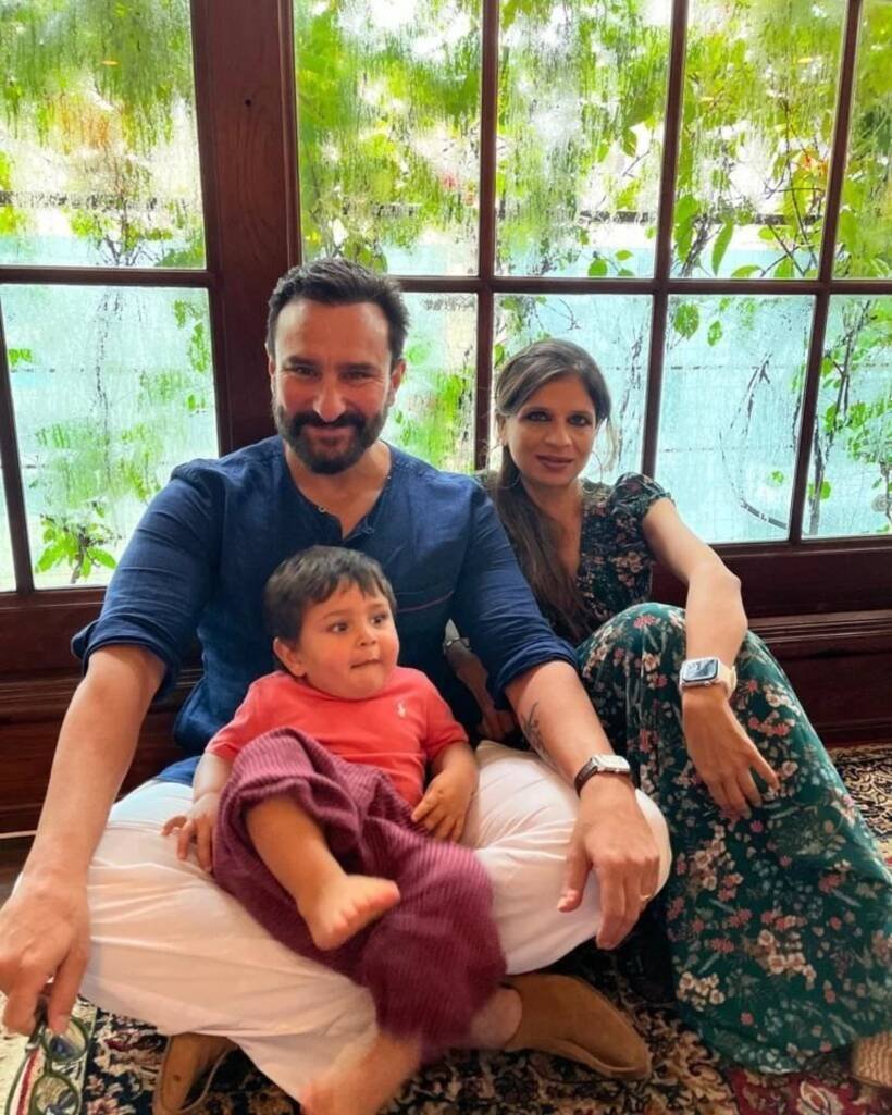 सैफ की दूसरी बहन सबा ने ये फोटो पोस्ट कर भाई को विश किया। (Photo: Saba Pataudi/Instagram)