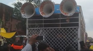 bihar Local Bodies Election, candidate arrived in Patna with bar girls, candidates filed nomination