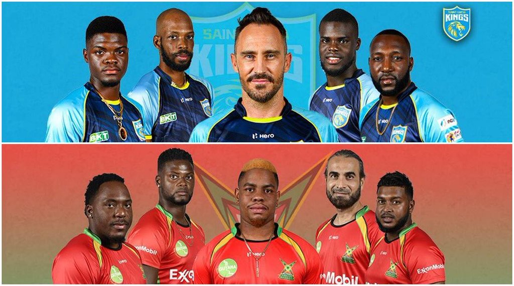 CPL 2022 | Caribbean Premier League 2022 | Guyana Amazon Warriors | Saint Lucia Kings | Faf du Plessis | Shai Hope | Shimron Hetmyer |