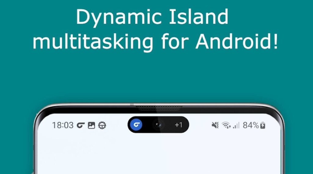 Dynamic Island of iphone 14 Pro
