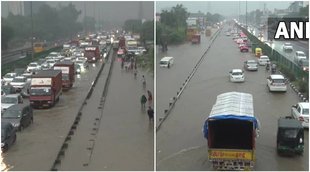 Delhi Gurugram Express way Jaam| Delhi Gurugram Express way| Delhi Gurugram Express way Photo|