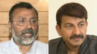BJP MP Manoj Tiwari | Nishikant Dubey | Deoghar airport security | निशिकांत दुबे पर केस दर्ज