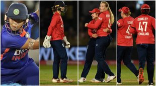 England Women vs India Women 3rd T20I Live Cricket Score