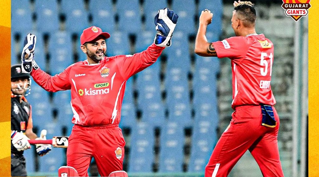 Gujarat Giants vs Manipal Tigers, 3rd Match Legends League Cricket 2022