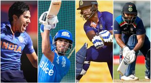 India A vs New Zealand A Sanju Samson Tilak Varma Shardul Thakur Raj Angad Bawa INDA vs NZA