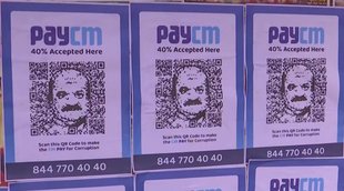 PayCM posters with Bommai, BJP, CONGRESS
