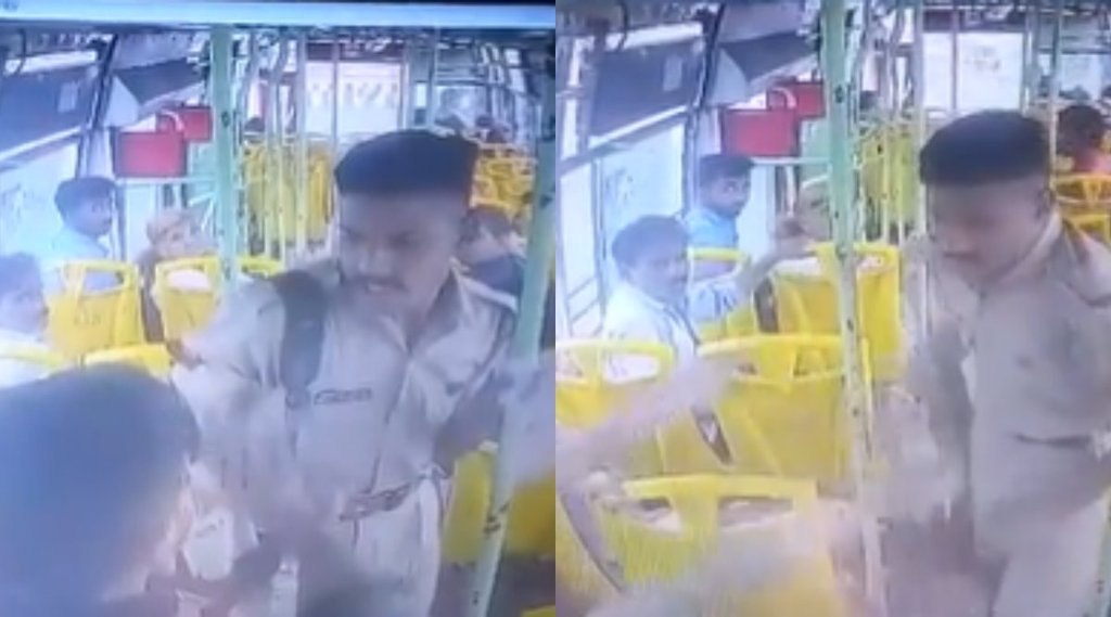 MP Bhopal | NCC cadet thrased bus conductor | NCC कैडेट बस कंडक्टर को पीटा