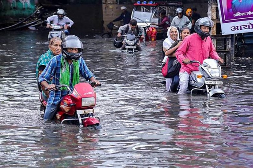 Waterlogged in Mathura UP.