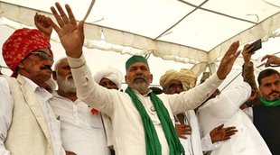 Sugarcane farmers protest Shamli, Shamli Collectorate, Rakesh Tikait