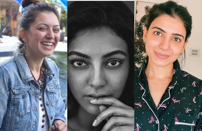 South Actresses No Makeup Look: साउथ फिल्म इंडस्ट्री और उसके सितारों को पिछले कुछ सालों में पैन इंडिया शोहरत नसीब हुई है। साउथ एक्टर्स की फैन फॉलोइंग तेजी से बढ़ी है। इनके चाहने वाले देशभर में हैं। आइए डालते हैं साउथ की कुछ एक्ट्रेसेस की विदाउट मेकअप तस्वीरों पर एक नजर:&nbsp;