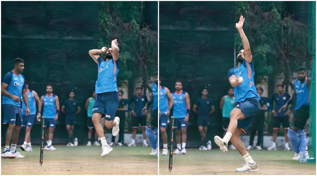 IND vs AUS India Australia Virat Kohli Virat Kohli Bowling Virat Kohli bowled for India vs Hong Kong in Asia Cup 2022