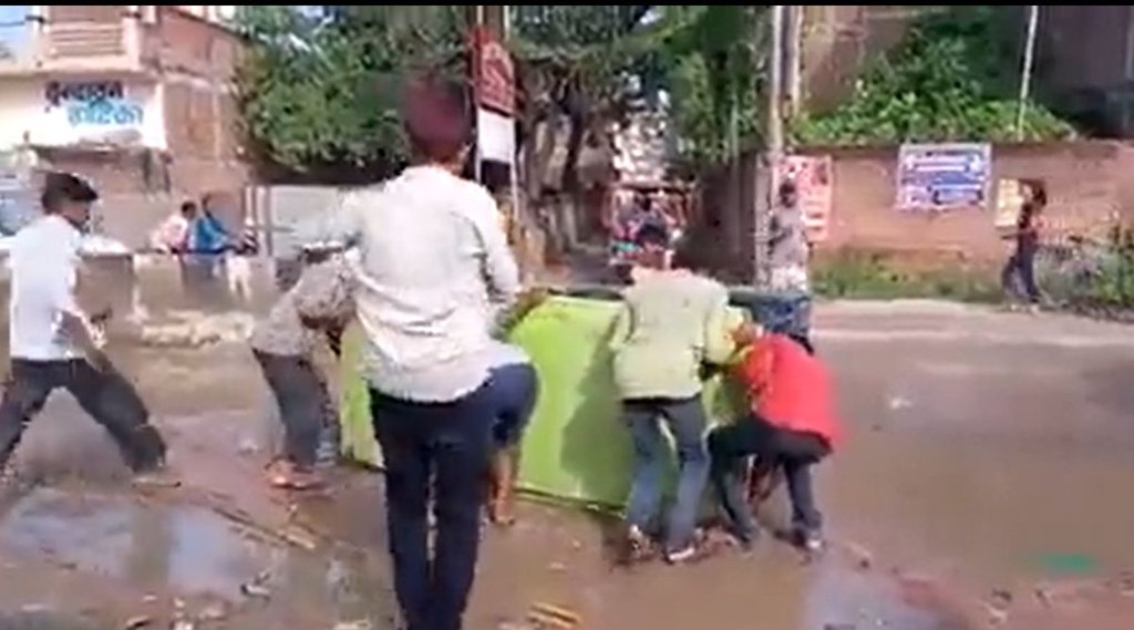 ballia roads| viral video