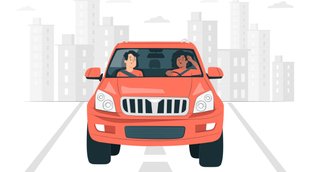 car driving | left side of road | right side of road