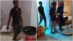 यूपी: टूर्नामेंट में ख‍िलाड़‍ियों का टॉयलेट में रखा भोजन खाने का वीड‍ियो वायरल, अफसर सस्‍पेंड