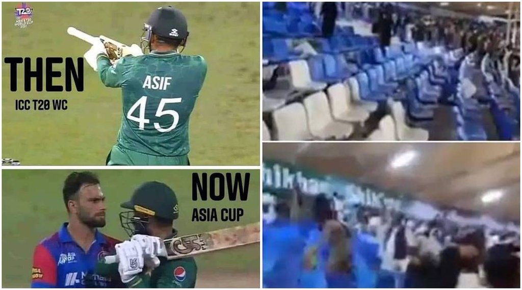 PAK vs AFG Fight Video, Asif Ali and Fareed Ahmad Fight, Asia Cup 2022