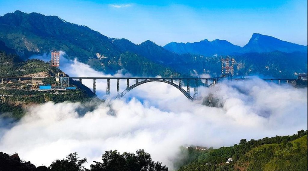chenab bridge| chenab rail bridge
