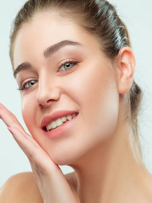 Beautiful Girl face. Perfect skin